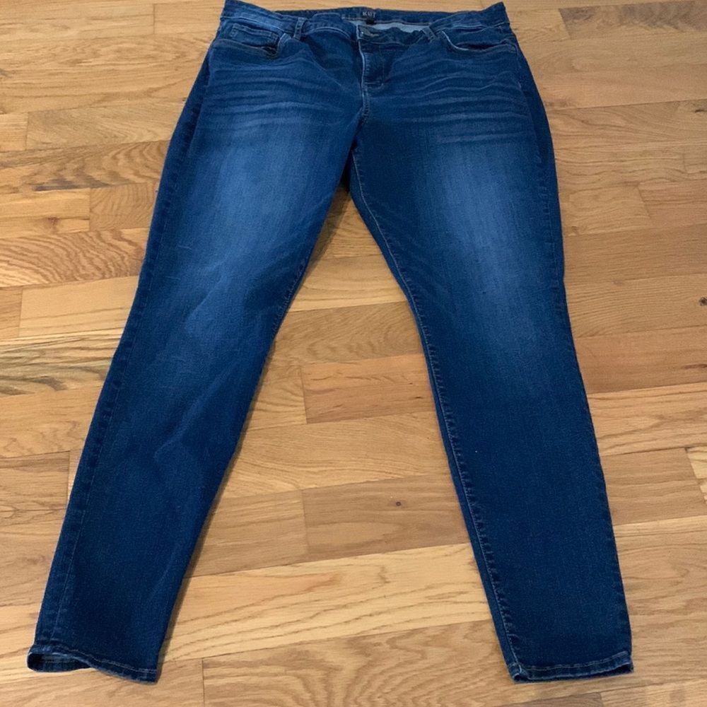 KUT from the Kloth High Rise Skinny Jeans 20W Plus Size Medium Wash Stretch